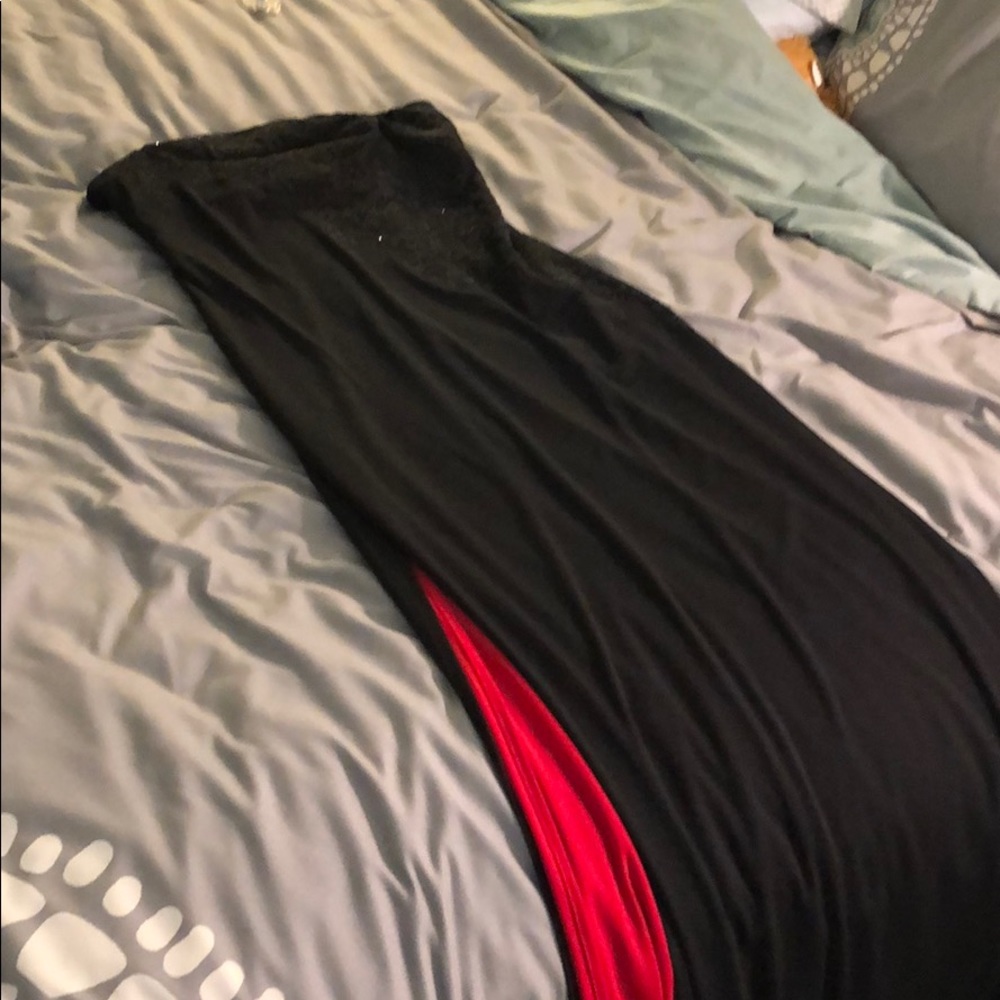 Beautiful strapless evening dress